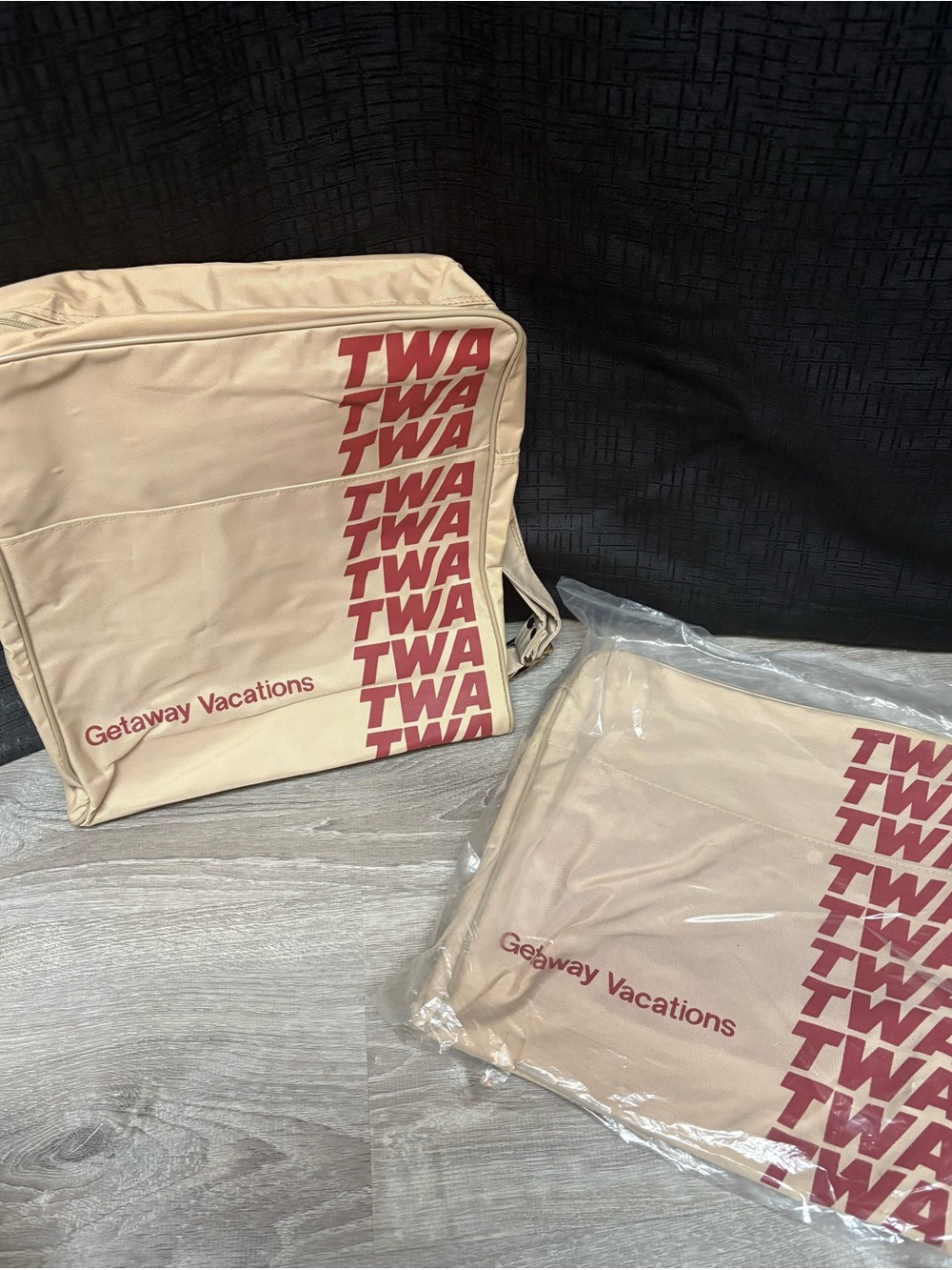 RARE Vintage TWA Getaway Vacations Shoulder Bag (NEW) - Hawaii Collectibles